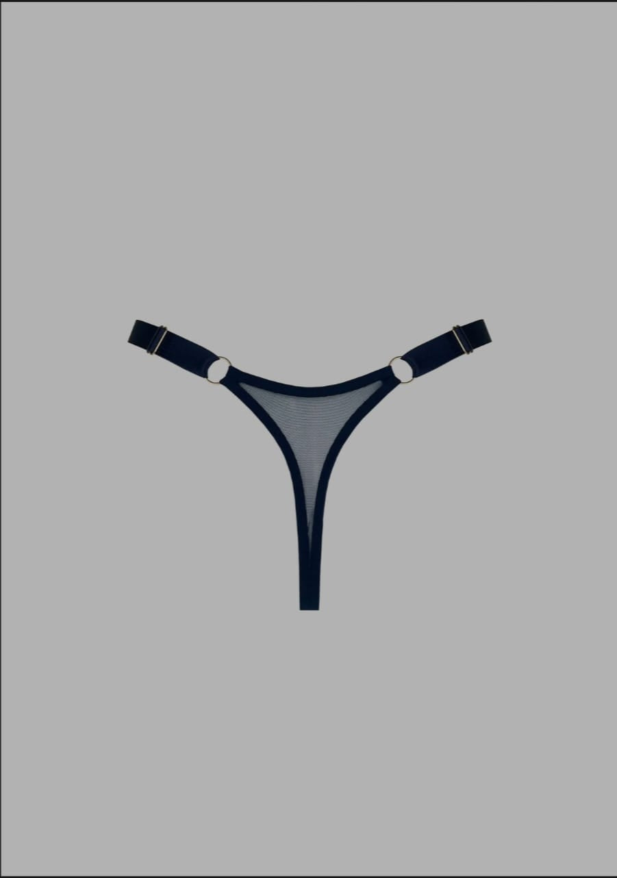 SIGNATURE SILK THONG